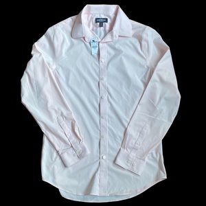 •Express Extra Slim Performance Pale Pink Dress Shirt•